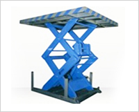 Double Scissor Truck loader for 1st, 2nd level loading