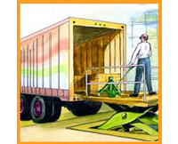 Truck Loading Scissor With Pallet Truck